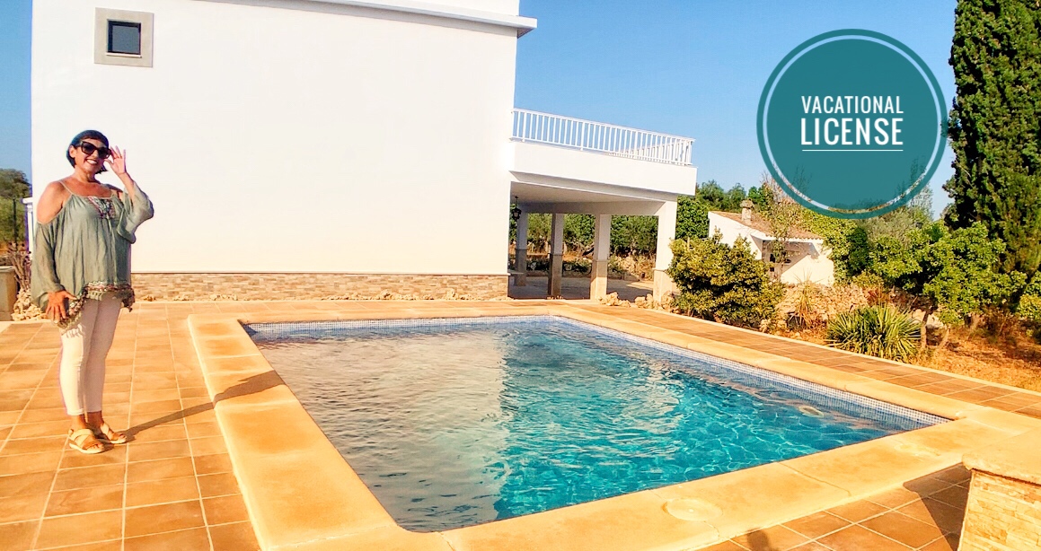 Villa with newly renovated house and pool in Llubí.