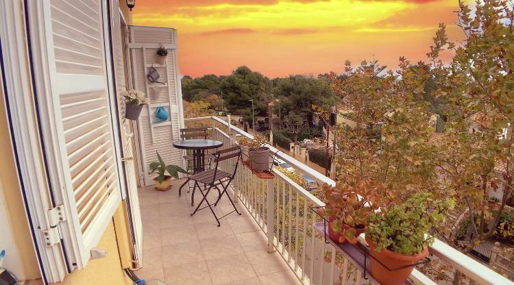 Wohnung mit Urlaubsschein und teilweisem Meerblick in Porto Cristo
