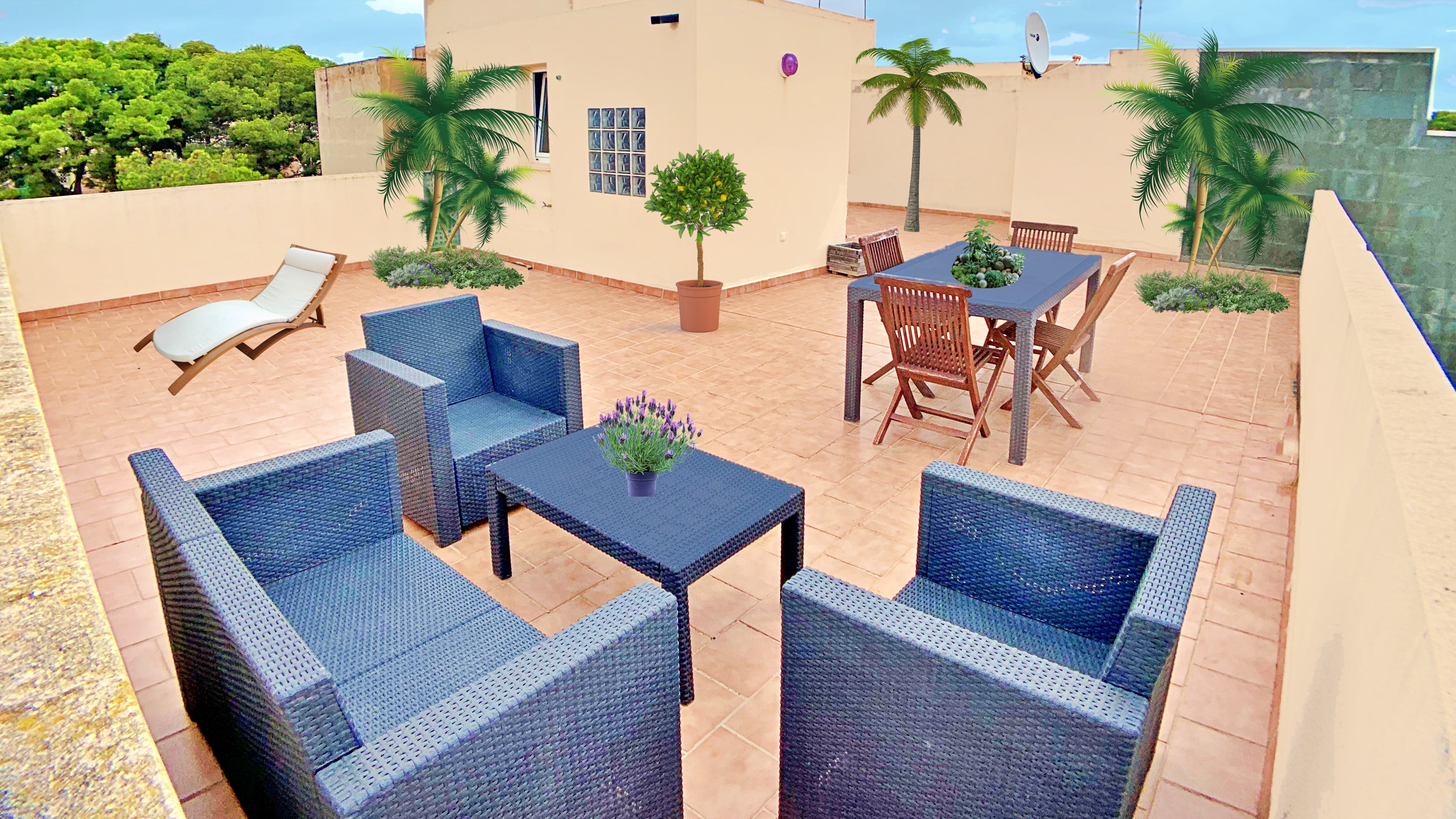 Duplex-Penthouse + (2 parking spaces with storage room) one of the highest in Porto Cristo